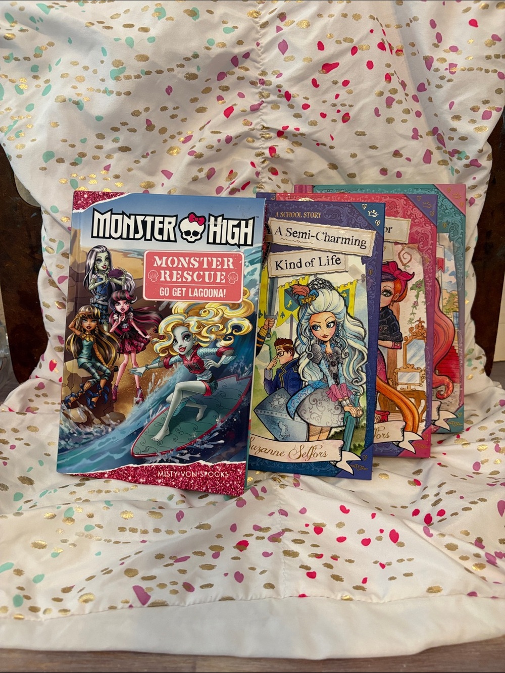 Monster High and Ever After High children’s books